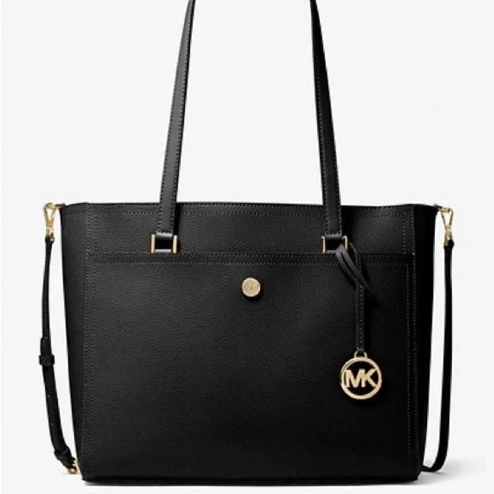 Michael Kors Maisie Large
Pebbled Leather 3-in-1 Tote Bag Black - Picture 5 of 9